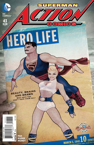 Action Comics (2011) #43 "Bombshell" Variant