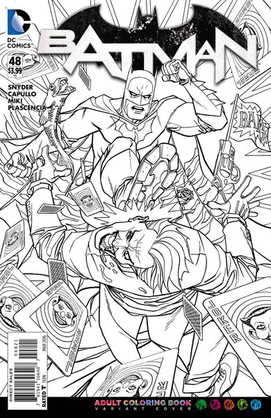 Batman (2011) #48 "Adult Coloring Book" Variant