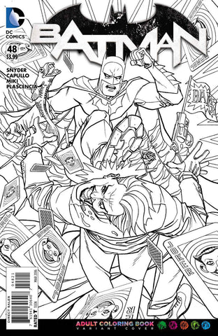 Batman (2011) #48 "Adult Coloring Book" Variant