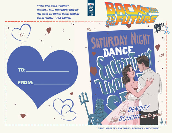 Back to the Future (2015) #5 Schoening "Valentines Day Card" Variant