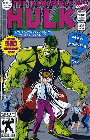 The Incredible Hulk (1968) #393 "Second Printing" Variant
