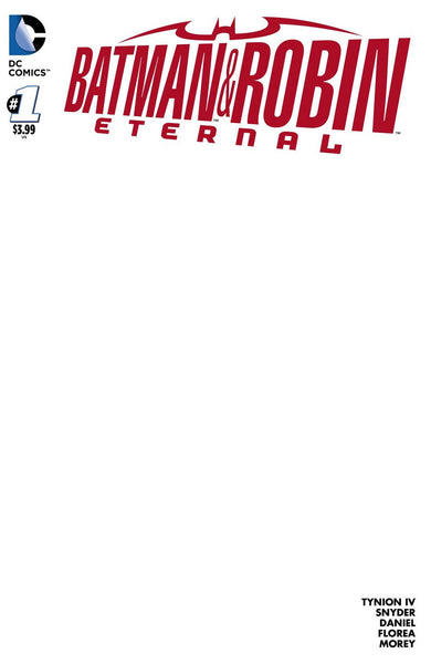 Batman and Robin Eternal (2015) #1 "Blank" Variant