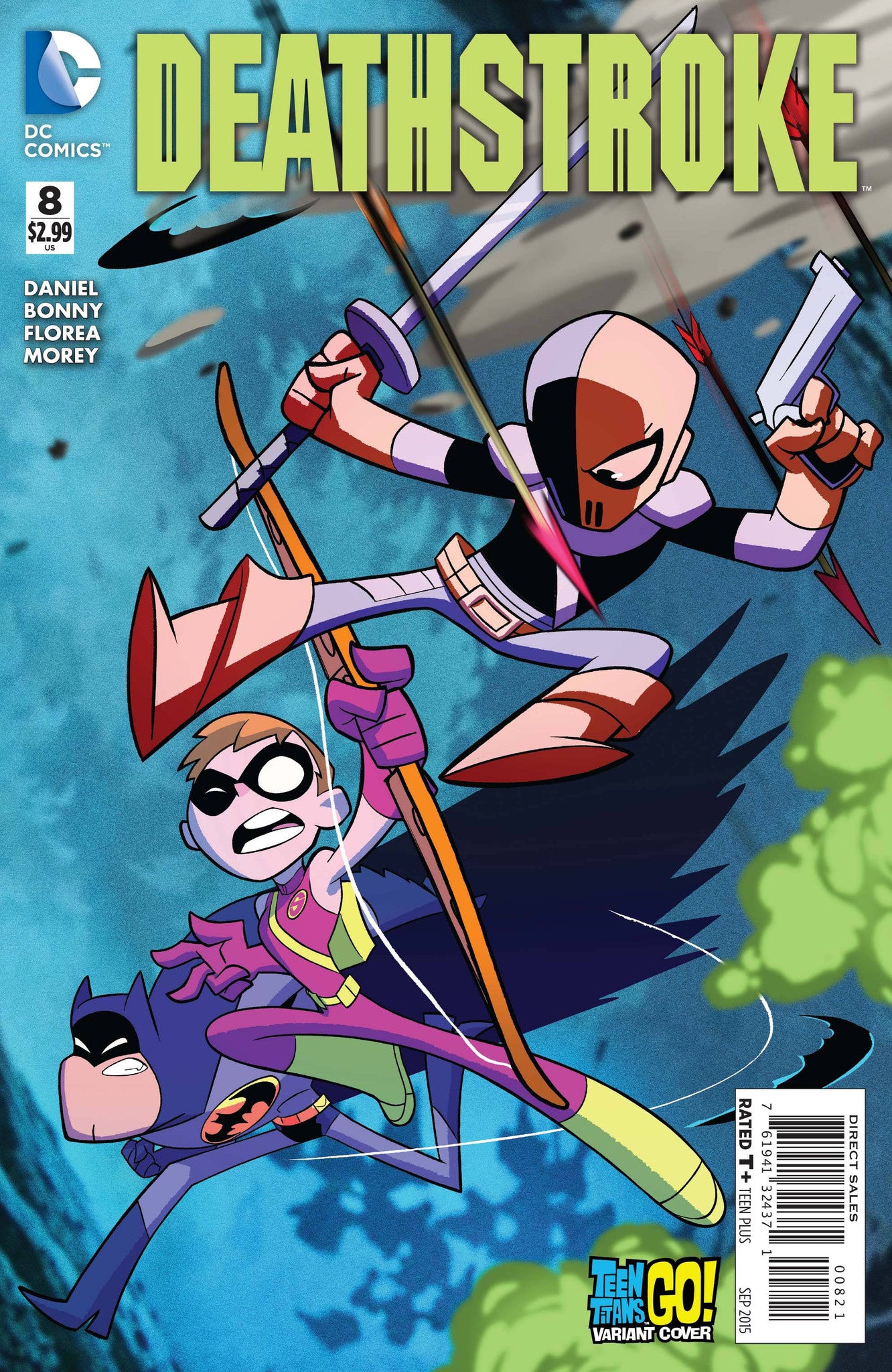 Deathstroke (2014) #8 "Teen Titans GO!" Variant
