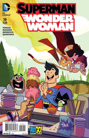 Superman / Wonder Woman (2013) #19 "Teen Titans GO!" Variant