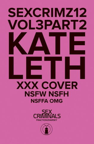 Sex Criminals (2013) #12 "XXX" Variant