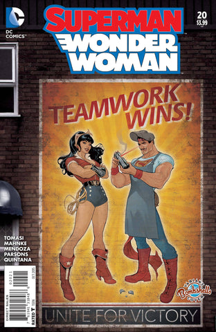 Superman / Wonder Woman (2013) #20 "Bombshell" Variant