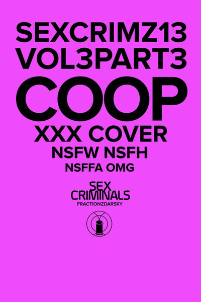 Sex Criminals (2013) #13 "XXX" Variant