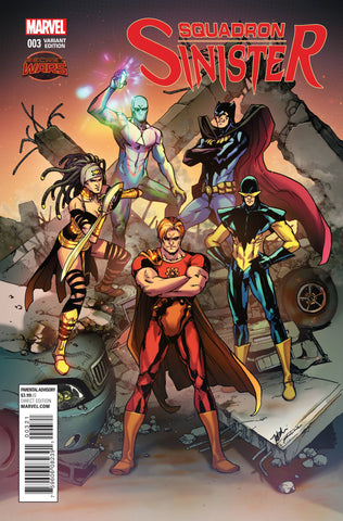 Squadron Sinister (2015) #3 "Manga" Variant