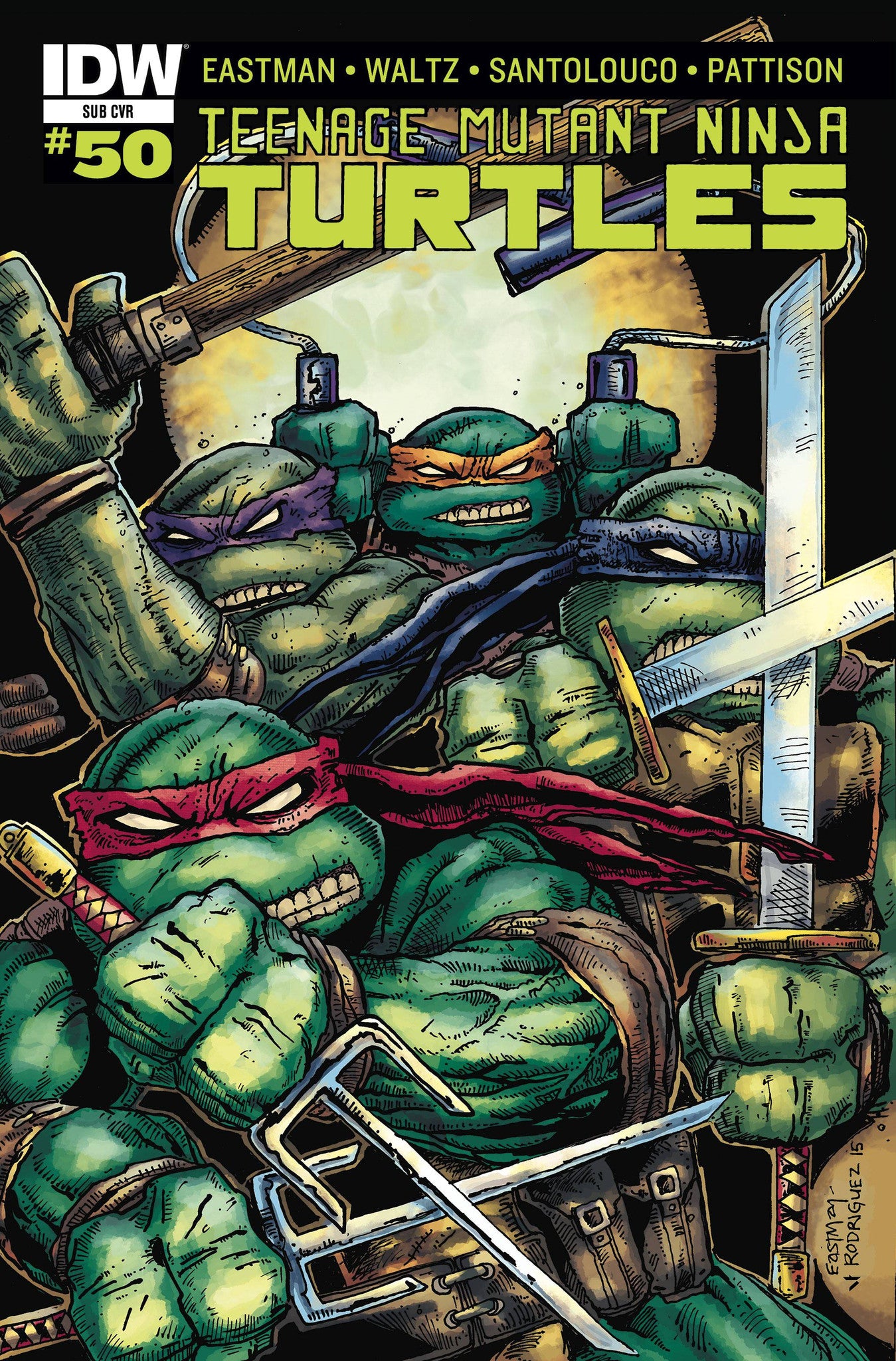Teenage Mutant Ninja Turtles (2011) #50 "Subscription" Variant