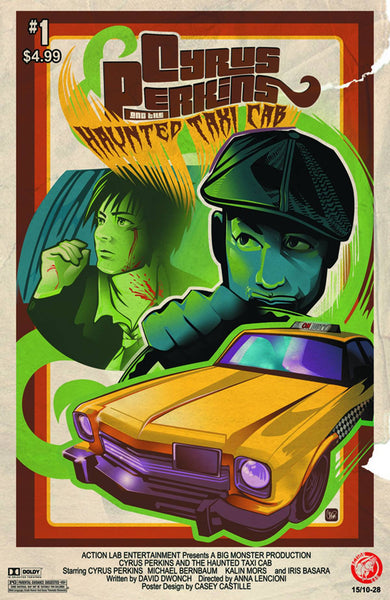 Cyrus Perkins and the Haunted Taxi Cab (2015) #1 "Movie Poster" Variant
