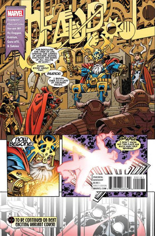Deadpool (2016) #1 Koblish "Secret Comic" Variant