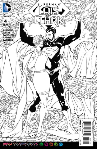 Superman: Lois and Clark (2015) #4 "Adult Coloring Book" Variant