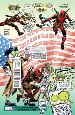 Deadpool (2016) #6 Koblish "Secret Comic" Variant