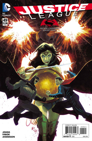 Justice League (2011) #49 "Batman Vs. Superman" Variant