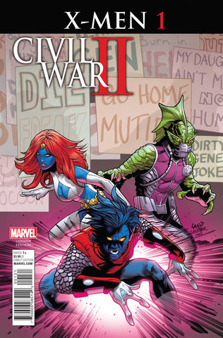 Civil War II / X-Men (2016) #1 Land Variant