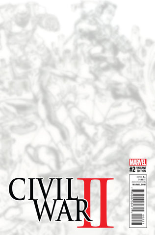 Civil War II (2016) #2 "B&W" "Connecting" Variant