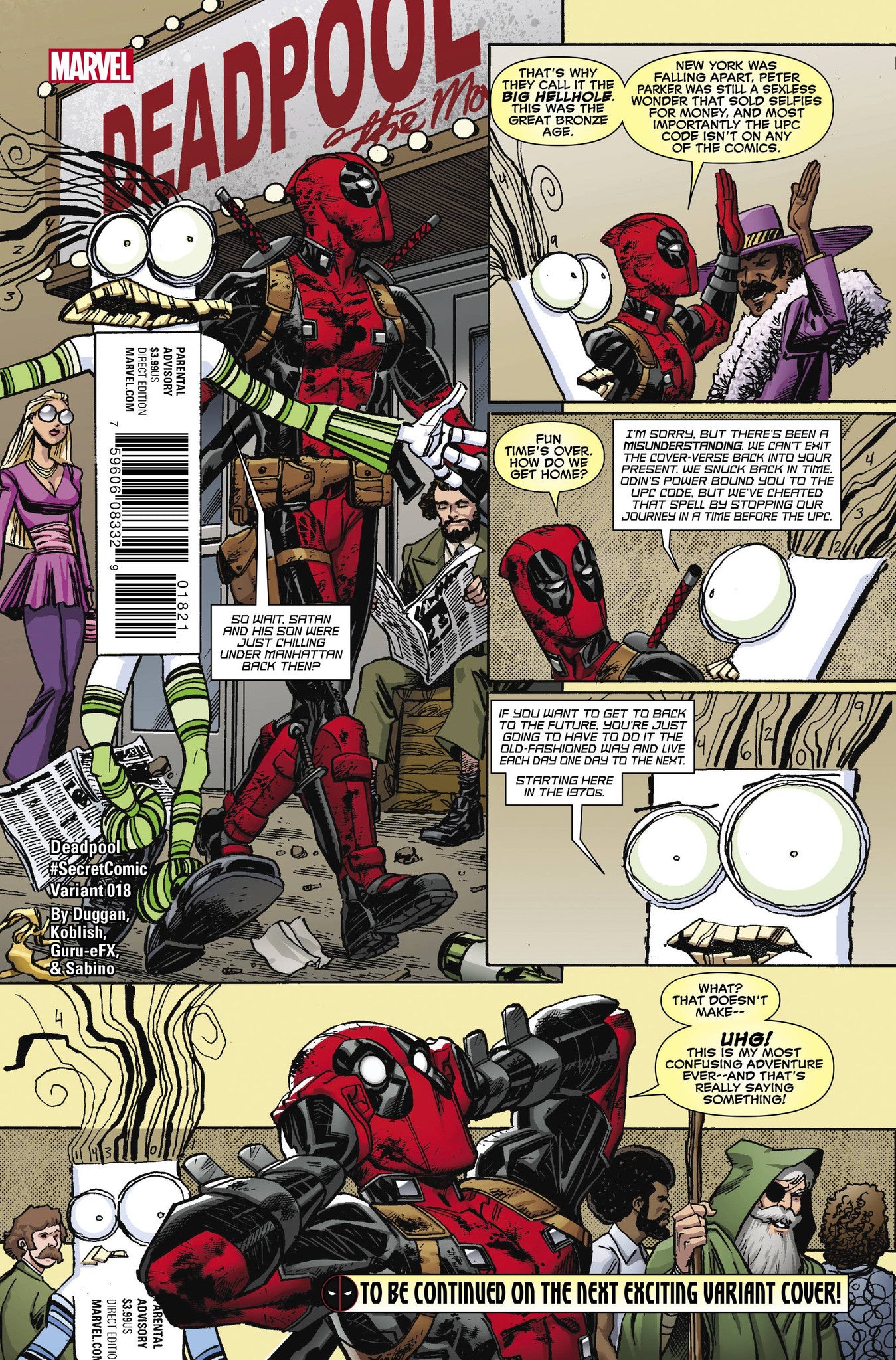 Deadpool (2016) #18 "Secret Comic" Variant