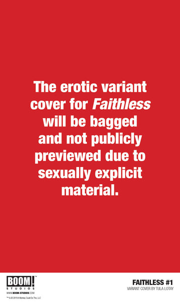 Faithless (2019) #1 Lotay "Erotica" "Cover B" Variant