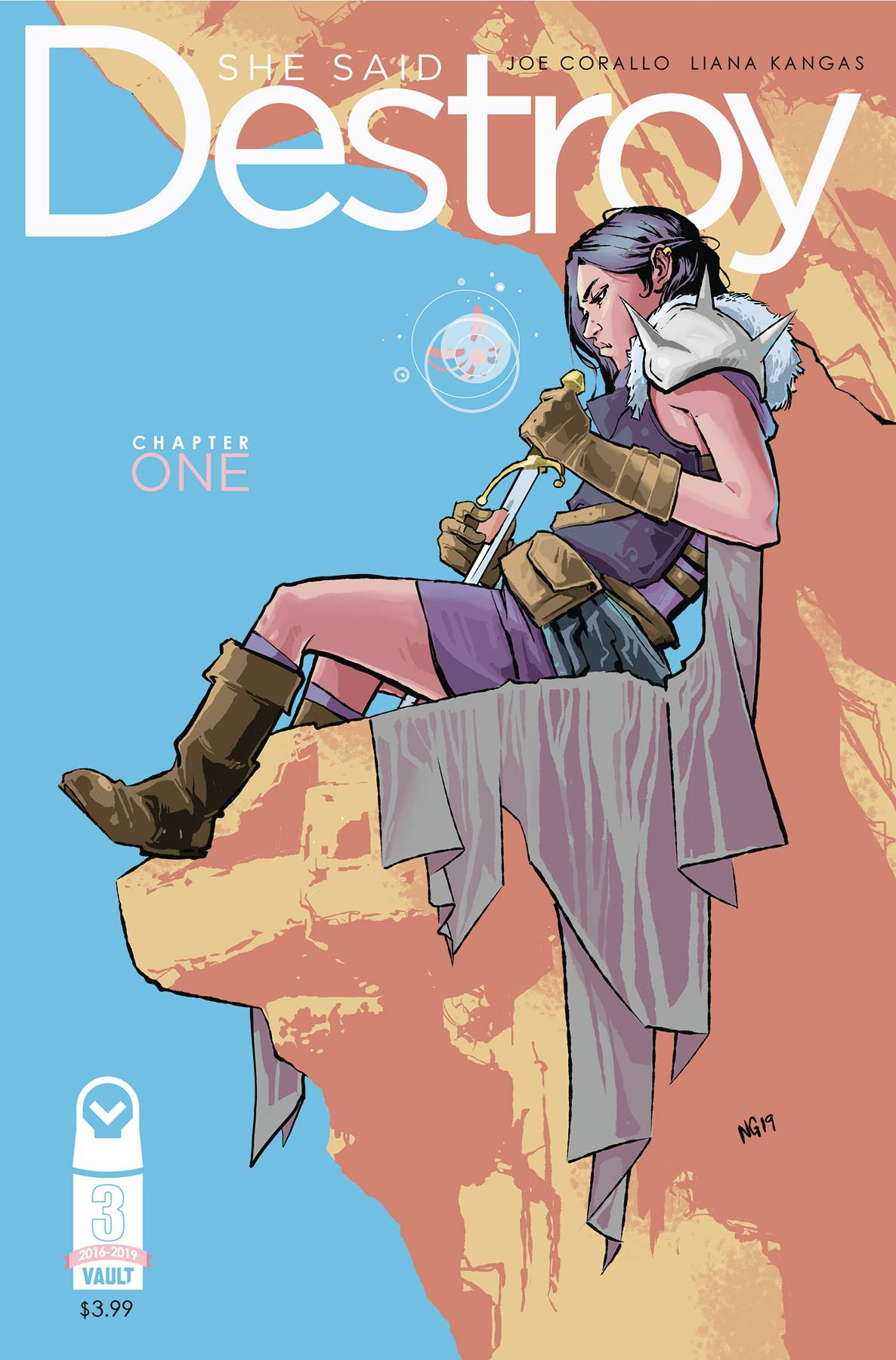 She Said Destroy (2019) #1 "Cover B" Variant